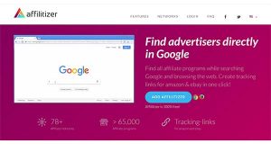 Find Affiliate Programs While Surfing Google & Other Websites (Chrome Addon)