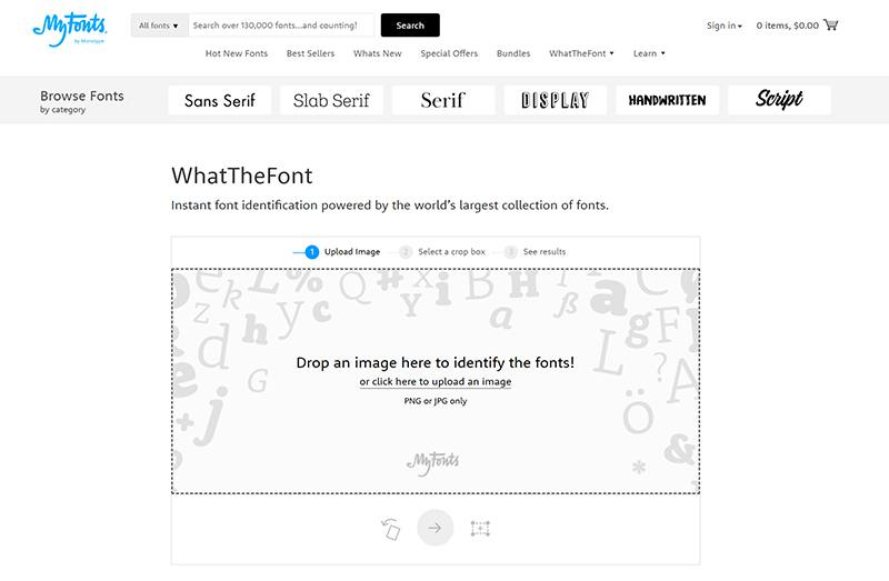 find font using image free