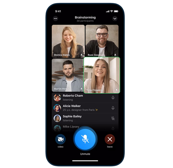 Finally, Telegram launches group video call