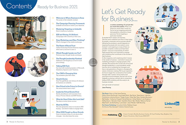LinkedIn released its business 2021 magazine