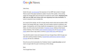 Google News app will display non-AMP content and send readers to publisher pages