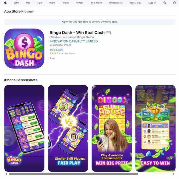 Bingo Dash Win Real Cash