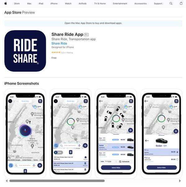 Share Ride App