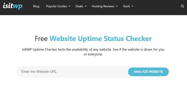 IsItWP Uptime Checker