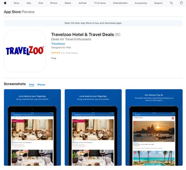 Travelzoo Hotel & Travel Deals